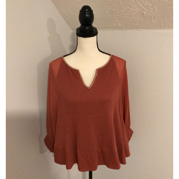 Anthropologie Akemi + Kin Fenn Dolman Top - Size Small - Picture 2 of 11